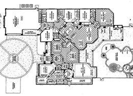 Floorplan of Custom Home Florida builder